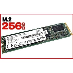 256GB M.2 SSD Type 2280 B/MKey SATA 256GB 動作確認済 ソリッドステートドライブ 中古 安い dg-177 t-の画像1