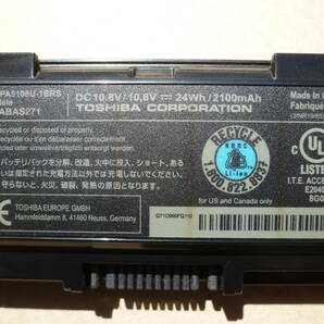 ★送料無料 残容量90%以上 充電可 バッテリ 東芝 B453 B454 B553 B554 T452 T453 PA5108U-1BRS PABAS271 中古 ノート パソコンの画像5