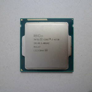 ★送料無料 動作確認済 CPU インテル Core i7 4770 3.40GHz 最大3.90GHz 4コア 8スレッド 第4世代 Intel LGA1150 SR149