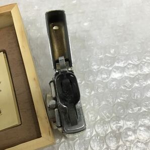 c8【同梱可】ZIPPO ジッポー オイルライター 時計付 TRADITIONAL U S A タイムライト 木箱付き の画像7