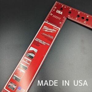 再入荷!!【アメリカ限定】milwaukee ミルウォーキー 定規 MLSQ024 16in×24in 日本未発売 DIY 工具 インチ US