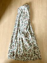 ＊ハンドメイド　cotton リネン　アジサイflower柄　うすベージュ　衿付き　羽織りコート♪_画像3