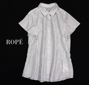  Rope ROPE wonderful sia- stripe shirt 38