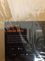 新品未開封　CHUWI UBook XPro 2023windows11 タブレットPC 13.0インチ メモリ8GB SSD512GB　おまけ付き_画像3