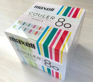 ★未開封品★ maxell マクセル ミニディスク MD COULER 80 10枚セット 録音用ミニディスク