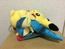 メガルカリオ の ポンチョ を着た ピカチュウ ぬいぐるみ ポケモン_画像2