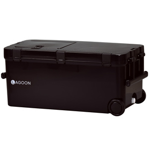  cooler-box большой термос сила 45L рыбалка модный lagoon 45 сделано в Японии ( черный )