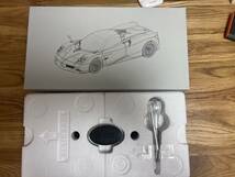 1円スタート　超絶版！白！LCD 1/18 パガーニ Pagani Huayra ウアイラ Roadster 超美品_画像1