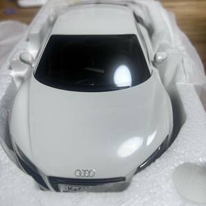 1円スタート 美品 京商 1/18 アウディ R8 ホワイト Kyosyo Audi R8 Whiteの画像3