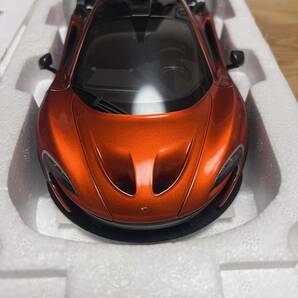 1円スタート 訳あり オートアート 1/18 マクラーレン P1 メタリック・オレンジ Autoart 1/18 Mclaren P1 Volcano Orangeの画像3