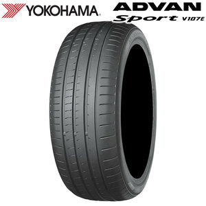 【2023年製】 YOKOHAMA 245/50R19 105W ADVAN Sport V107E アドバンスポーツ ヨコハマタイヤ ノーマルタイヤ 夏タイヤ 1本