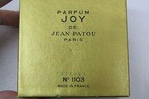 a2830　未使用保管品　香水　JEAN　PATOU　PARIS　PARFUM　JOY　Ｎo1103　フランス製　全2点　　_画像6