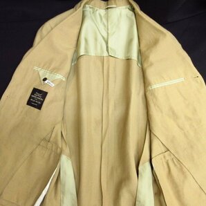 r4976 美品 UNTEDARROWS TOKYO ユナイテッドアローズ メンズ 麻混 ウールジャケット クリ済み ベージュ系 カジュアル/大人綺麗目の画像6