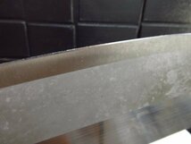 t4990　刀秀　中華包丁　日本製　刃渡り約17.5cm　幅約8.6cm　全長約27.5cm_画像9
