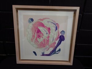 Art hand Auction t1279 Arte enmarcado en buen estado Shigeaki Shigeaki Time of Light Ranunculus 2004 ed 2/20 Shigeaki Koeda Flower Pink Interior, obra de arte, cuadro, otros