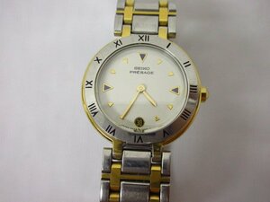 y3861 稼動品 SEIKO PRESAGE レディース腕時計 2A29-0050 コンビカラー アナログ クォーツ プレサージュ