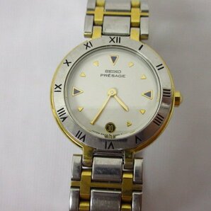 y3861 稼動品 SEIKO PRESAGE レディース腕時計 2A29-0050 コンビカラー アナログ クォーツ プレサージュの画像1