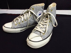 t2219　コンバース　オールスター　ハイカットスニーカー　グレー　フェルト　ユニセックス　サイズ25cm　6.5(USA)　CONVERSE ALL STAR