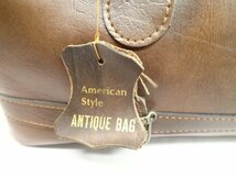 s2592　ANTIQUE　American style　VINTAGE アンティーク　ヴィンテージ 　レザー　ドクターバック型　_画像5