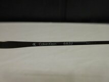 y7569 美品 Calvin Klein　メガネフレーム 6832　CK　カルバンクライン_画像7