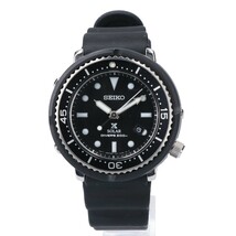 【美品】SEIKO セイコー ｘLOWERCASEローワーケース V147-0CA0 STBR007 PROSPEX 限定2000本 ソーラー ダイバーズウォッチ ブラック メンズ_画像2