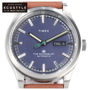 [ прекрасный товар ]TIMEX Timex TX-TW2U91000 Waterbury вода Berry прозрачный задний самозаводящиеся часы наручные часы серебряный / Brown 