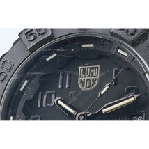 LUMINOX ルミノックス 3500-1GBq H-3 LX-200 デイト クオーツ 腕時計 ブラック メンズ_画像8