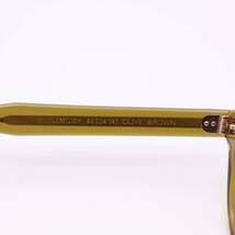 【1円/美品】 MOSCOT モスコット LEMTOSH OLIVE BROWNメガネフレーム 眼鏡 49□24-145_画像7