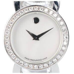 MOVADO モバード 7251751 ロンディロ ダイヤモンドベゼル シェル文字盤 クオーツ 腕時計の画像1