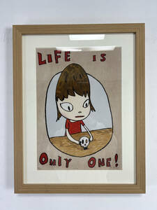 【模写】奈良美智 Yoshitomo Nara Life is Only One 版画 42 x 29.5 cm