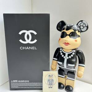 中古品 BE＠RBRICK ベアブリック CHANEL 1000%の画像1