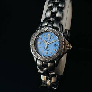 SEIKO セイコー titanium scuba チタニウム スキューバ 7N85-0130 ブルーシェル文字盤 腕時計 メンズ 1円出品 現状品 ブランド かっこいい