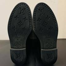 LOUIS VUITTON ドロップスライン レインブーツ ブラック サイズ36 22.5-23㎝ 15347 長靴 レインシューズ ラバー LV ルイヴィトン 高級 _画像4