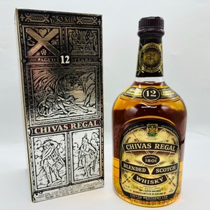 CHHIVAS REGAL シーバスリーガル 12th 12年 1801年 スコッチ ウイスキー 未開封 1円 スコットランド 酒 750ml 75cl 43° 紳士 箱付き 14824の画像1