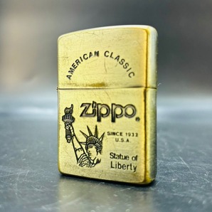 ZIPPO ジッポ 1932年 AMERICAN CLASSIC アメリカン クラシック Statue of Liberty 自由の女神 リバティ アメリカ ライター タバコ 1円 5371の画像3