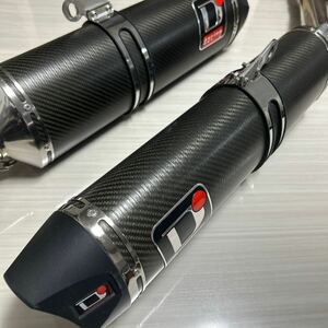 GSX1300R Hayabusa Hayabusa '08 muffler devil De Ville carbon slip-on silencer attaching 