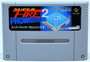 SFC Super Fire Pro Wrestling 2 Soft Soft Soft только Super NES Используется программное обеспечение