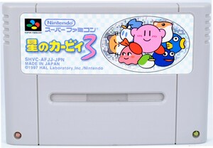 SFC 星のカービィ３ ソフトのみ スーパーファミコン ソフト 中古