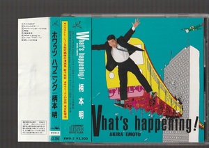 即決 送料込み 柄本明 What's happening! ホワッツ・ハプニング RWD-2 廃盤CD 帯付き 蛭子能収