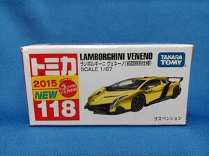 初回特別仕様 2015 トミカ ランボルギーニ　う ヴェネーノ　未開封