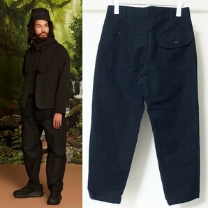 21AW Engineered Garments エンジニアードガーメンツ Carlyle Pant Cotton Double Cloth カーライル パンツ S 紺の画像2