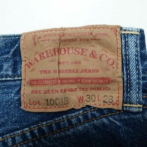 WAREHOUSE ウエアハウス 2ND-HAND セコハン Begin 別注 Lot 1001B (USED WASH) デニム W30L28の画像5