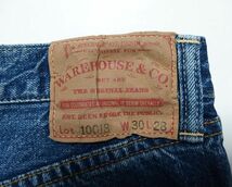 WAREHOUSE ウエアハウス 2ND-HAND セコハン Begin 別注 Lot 1001B (USED WASH) デニム W30L28_画像5