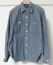 Engineered Garments エンジニアードガーメンツ Work Shirt Cone Chamray シャンブレー ワーク シャツ XS_画像1