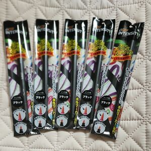 筆ペン　ブラック5本ビック(Bic) 水性 ペン 筆ペン セット Intensity デュアルチップ マーカー