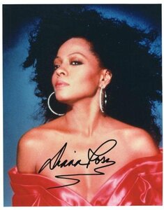 [UACCRD] Diana * Roth autograph autograph # black music . large . place *