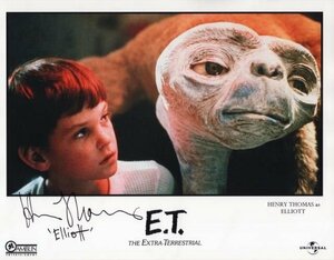 【UACCRD】ヘンリー・トーマス直筆サイン■E.T./エリオット●