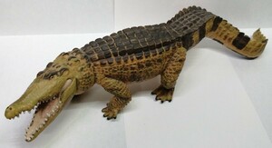 サファリ　クロコダイル　ワニ　鰐　Safari　Crocodile　ソフビ　フィギュア　約31cm前後