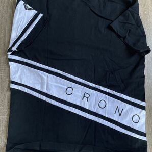 新品 未使用 クロノス CRONOS TシャツSサイズ ブラック black CR−TS−0065-031 36(s)の画像8