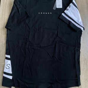 新品 未使用 クロノス CRONOS TシャツSサイズ ブラック black CR−TS−0065-031 36(s)の画像7